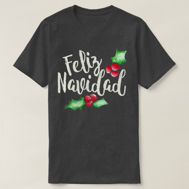 T-shirt Feliz Navidad (Design devant)