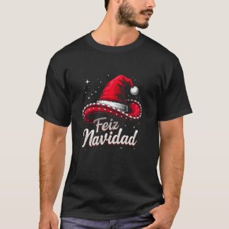 T-shirt Feliz Navidad Family Matching Pajama Funny Christa