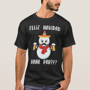 T-shirt Feliz Navidad Juana Party Classes de Noël espagnol