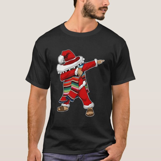 T-shirt Feliz Navidad Mexican (Devant)