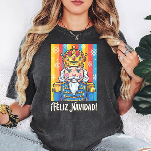 T-shirt Feliz Navidad Roi Casse-Noisette Noël