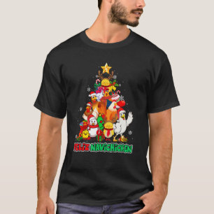 T-shirt Feliz Navipoulet Feliz Navidad Poulet de Noël
