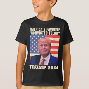 T-shirt Felon américain F 2024, le favori des Américains
