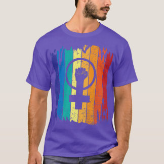T-shirt Female Equality Womens Rights Feminist Vintage Fem