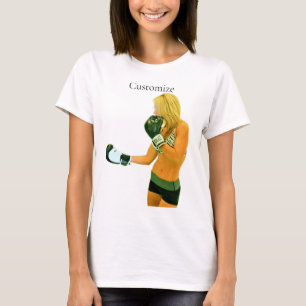T-shirt Female Fitness Model boxing Thunder_Cove