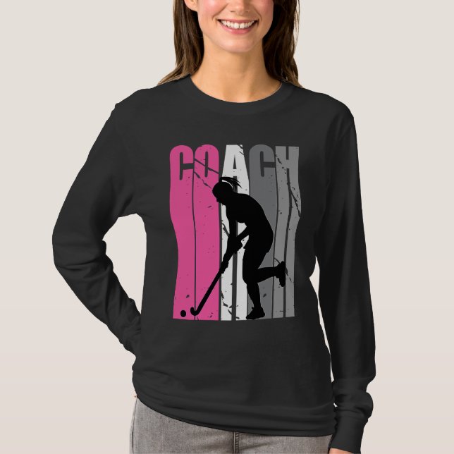 T-shirt Female Master Hockey Instructor Hockey Coach (Devant)