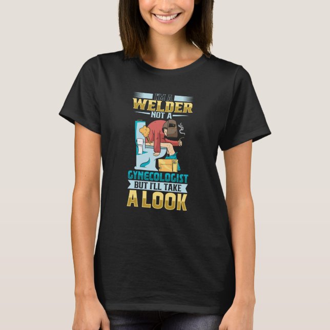T-shirt Female Welder  Welding Mechanic Forge (Devant)