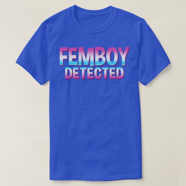 T-shirt Femboy Femboy Détecté Cadeau (Design devant)