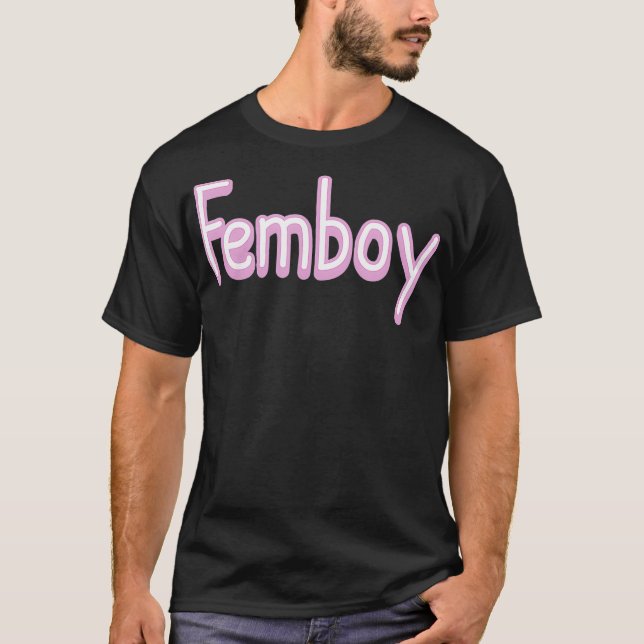 T-shirt Femboy Queer Gay esthétique LGBTQ MTF Genderqueer (Devant)