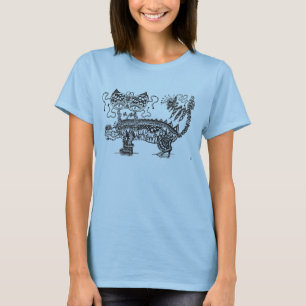 T-shirt femelle de créature