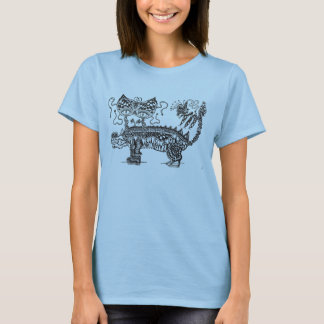 T-shirt femelle de créature