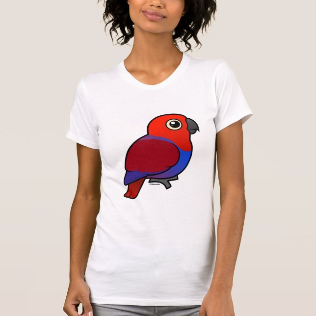 T-shirt Femelle de perroquet d'Eclectus (Devant)