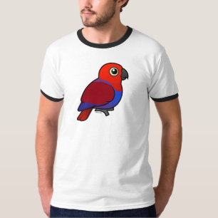 T-shirt Femelle de perroquet d'Eclectus