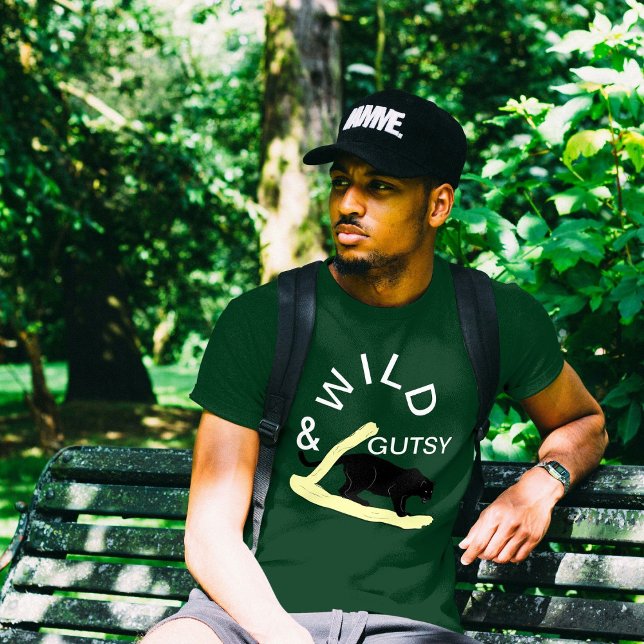 T-shirt Femelle Sauvage Et Gutsy Homme Classy Élégant Anim (Créateur téléchargé)