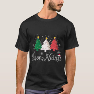 T-shirt Femen Buon Natale Italien Noël Arbre - Xmas V