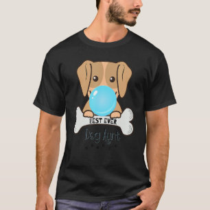 T-shirt Femen Chien Tante Drôle Meilleur Jamais