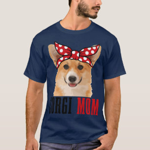 T-shirt Femen Corgi Maman Funny mignon Vintage Corgi Mama