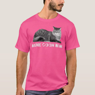 T-shirt Femen Maine coon Chat Cadeau Kitty, chaton, chats 