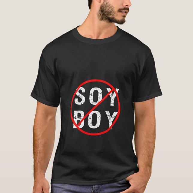 T-shirt Femen No Soy Boy Keto Carnivore Anti Vegan (Devant)