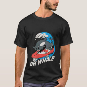 T-shirt Femen Oh Whale V Cou
