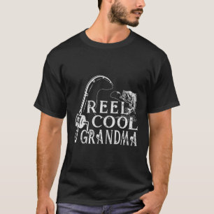 T-shirt Femen Reel Cool Grand-mère Pêche Vintage Retro Mot