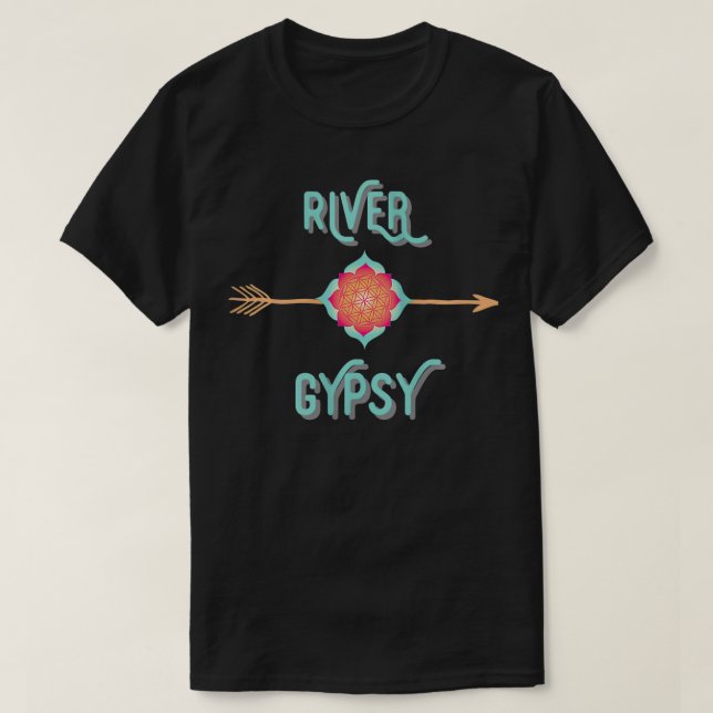 T-shirt Femen River Gypsy, Boho Arrow Femmes's Summer Fun (Design devant)