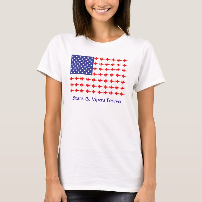 T-shirt Femen Stars & Vipers Pour Jamais Fabriqué Chemise (Devant)