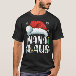 T-shirt Femens Nana Claus Père Noël Christmas Matching Fam