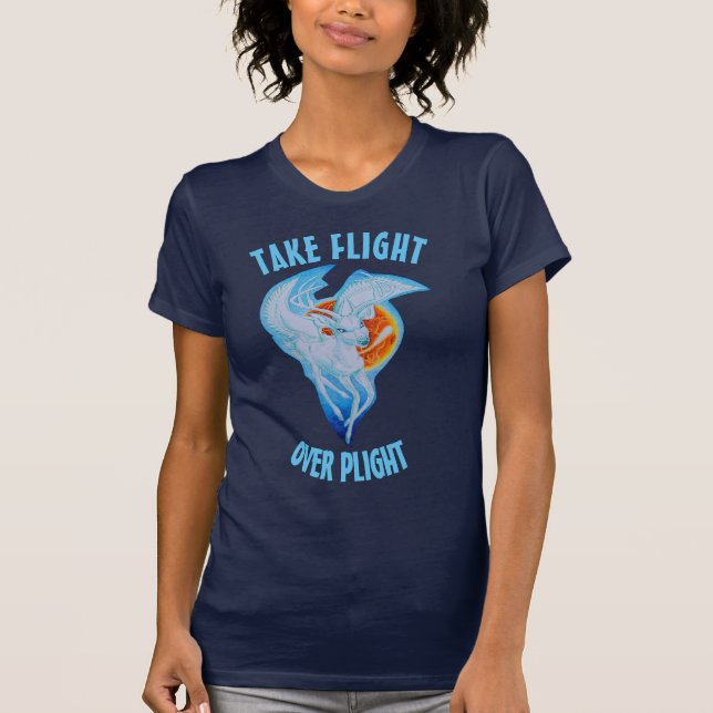 T-shirt féminin. (Devant)