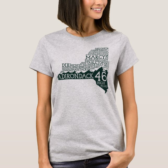 T-shirt féminin Adirondack High Peaks (Devant)
