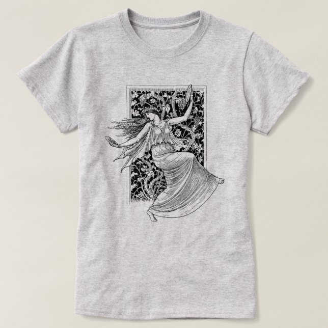 T-shirt féminin Art nouveau (Design devant)