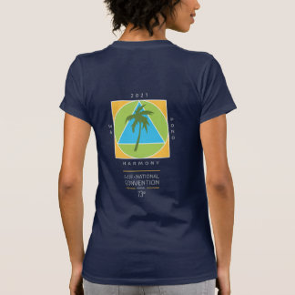 T-shirt féminin avec logo couleur de la marine