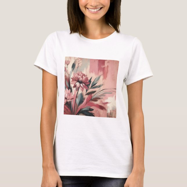 T-shirt féminin coloré (Devant)