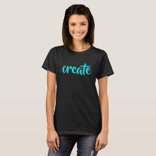 T-shirt féminin "Créer"