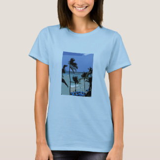 T-shirt féminin de Abstraite Hawaiian Beach