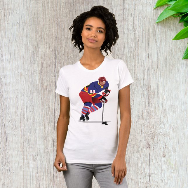 T-shirt féminin de hockey sur glace (Créateur téléchargé)