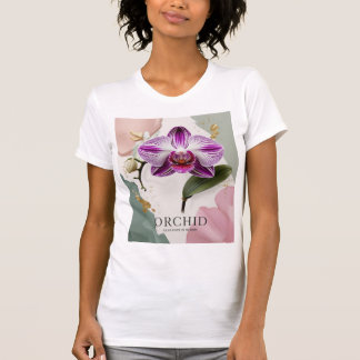 T-shirt féminin de l’orchidée Elegance Un symbole