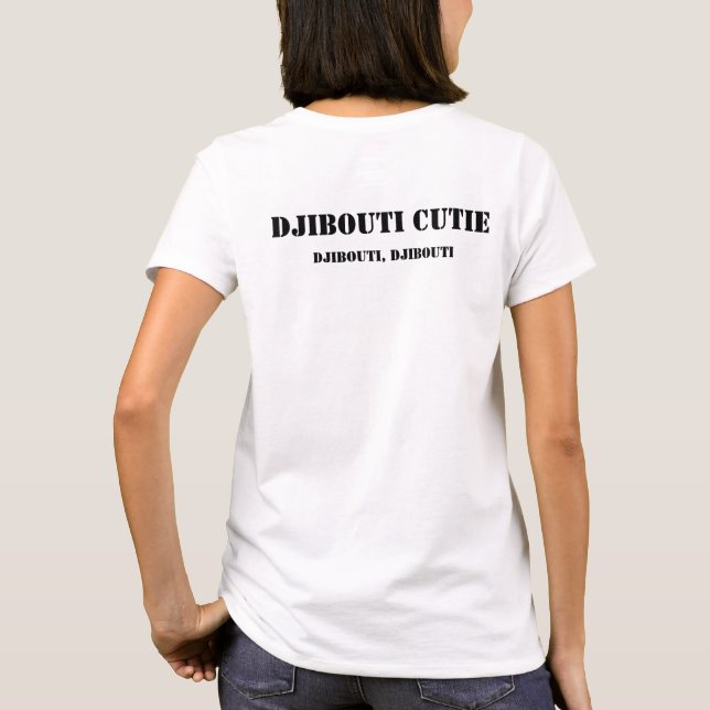 T-shirt féminin de la Coupe de Djibouti (Dos)