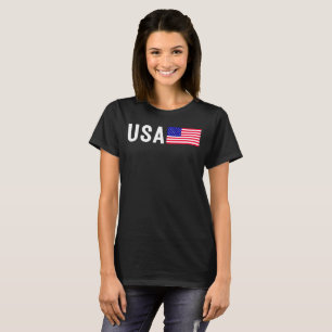 T-shirt féminin de la fierté des États-Unis