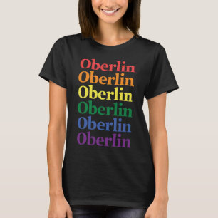 T-shirt féminin de la Pride LGBTQIA+ d'Oberlin