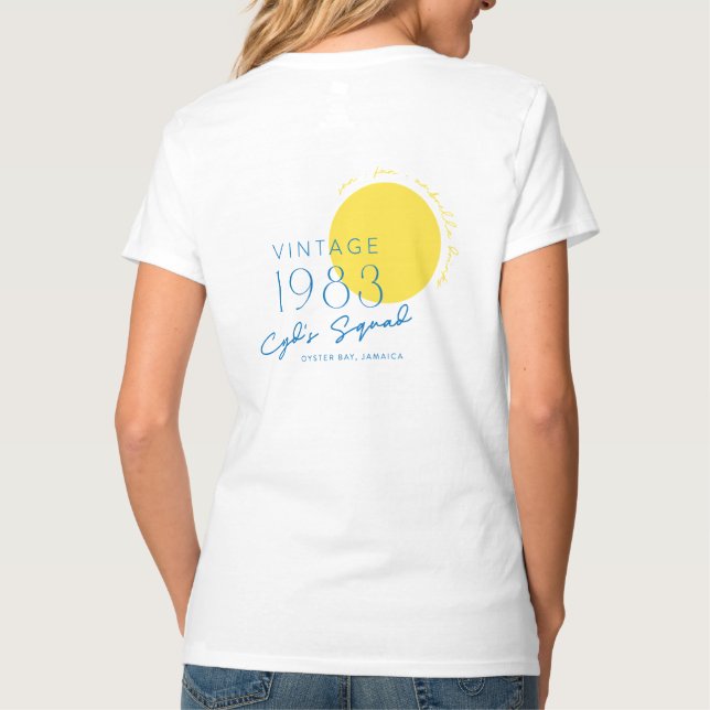 T-shirt féminin de l'équipe Cyd's (Dos)