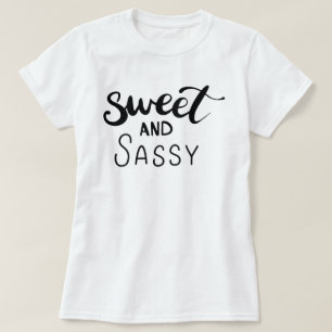 T-shirt féminin doux et sassy