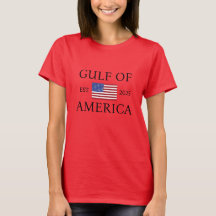T-shirt féminin du Golfe d'Amérique