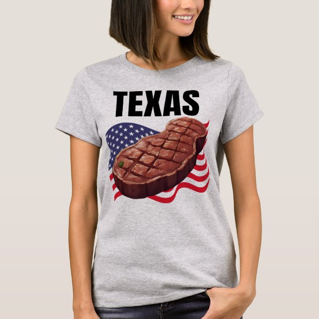 T-shirt féminin du Texas (Devant)