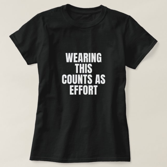 T-shirt féminin Effort (Design devant)
