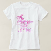 T-shirt féminin en mode Vacay