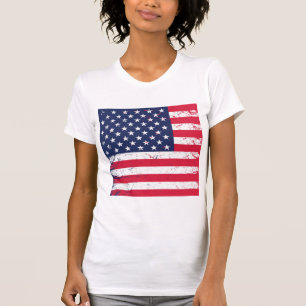 T-shirt féminin - Étoile du drapeau patriotique