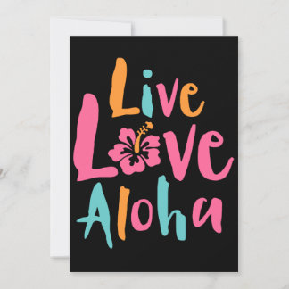 T-shirt féminin Hawaii Aloha 2 Inktastic Live Love
