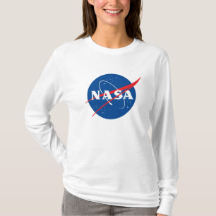 T-shirt féminin Iconic NASA (blanc fusées)