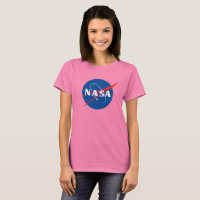 T-shirt féminin Iconic NASA (rose céleste)